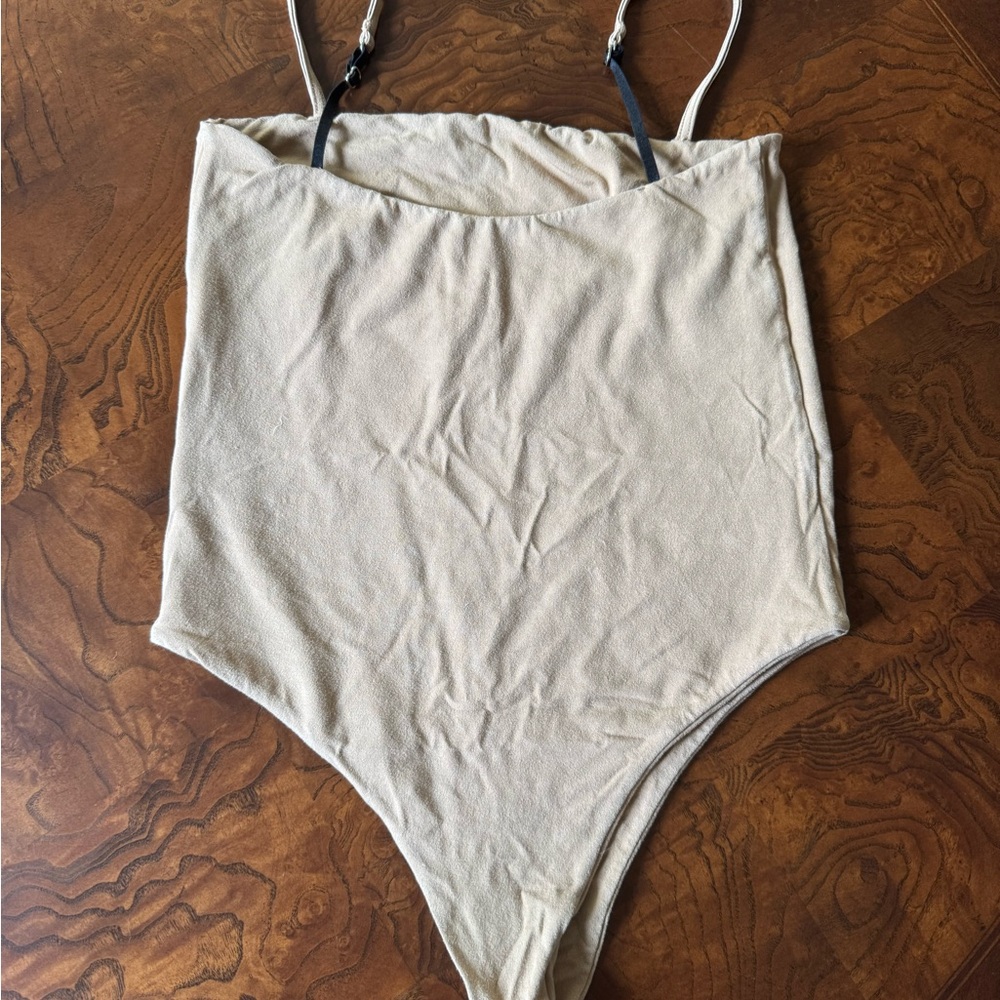 Indah 💛 Beige One Piece - Picture 2 of 3